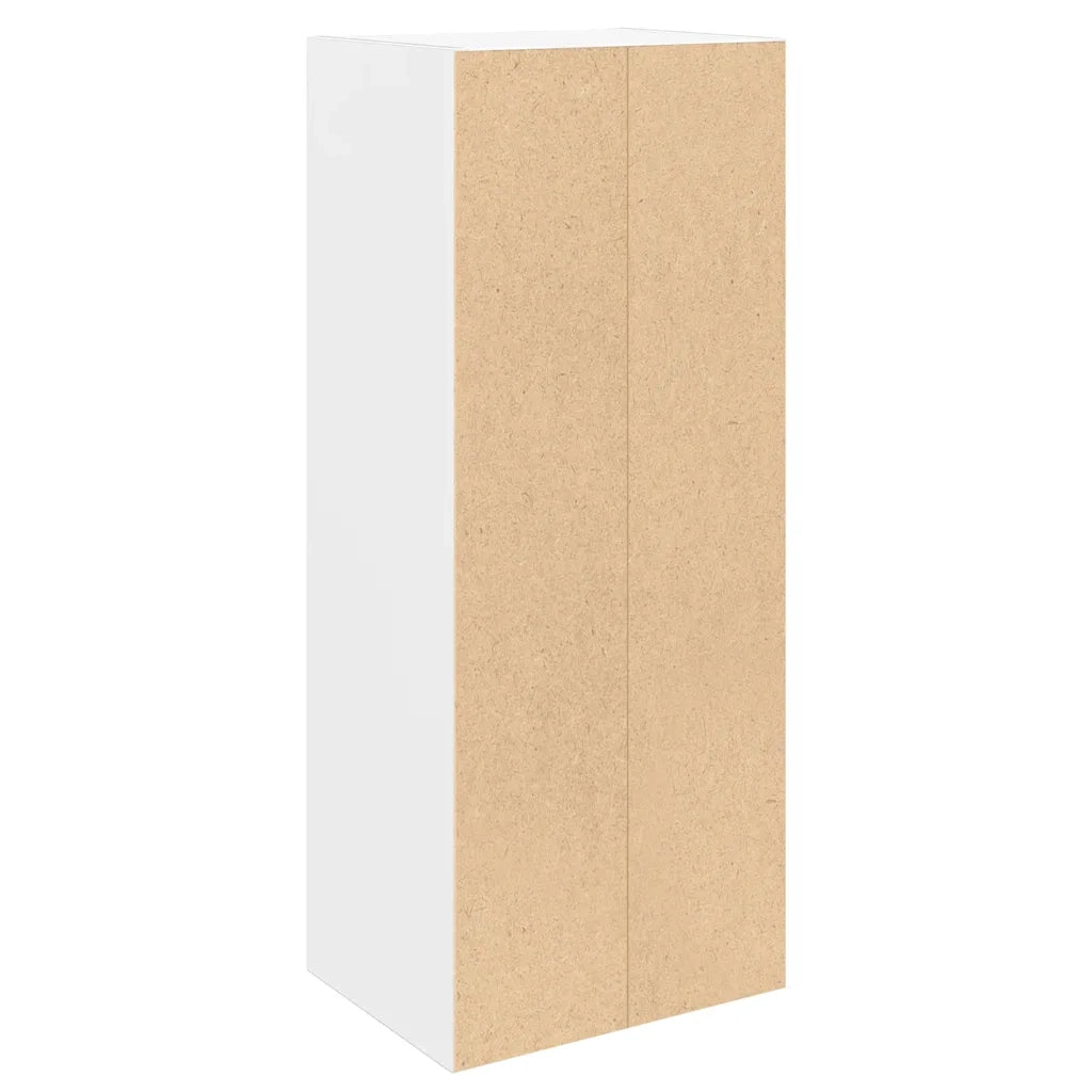 Libreria-Scaffale per Libri-Mobile di Stoccaggio Bianca 31x24x77 cm in Legno Multistrato