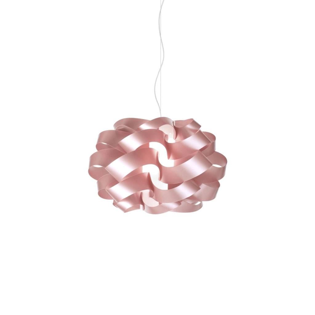 Sospensione Da Esterno Moderna Cloud Polilux ® Pink Metal 1 Luce E27 D40Cm
