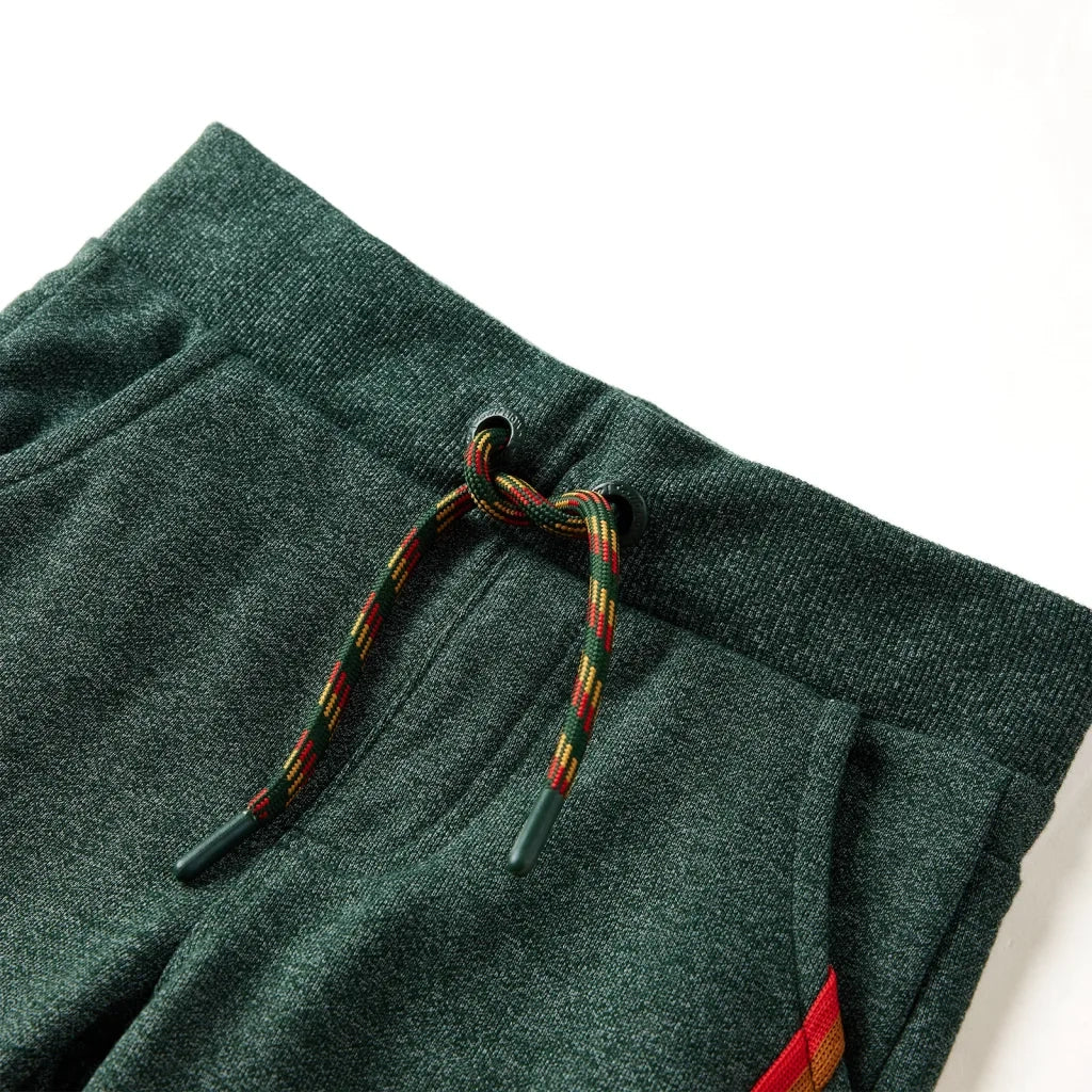 Pantaloni Tuta per Bambini Verde Scuro 92 12914
