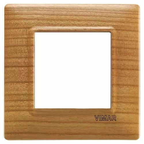 VIMAR PLANA - PLACCA 2M LEGNO CILIEGIO