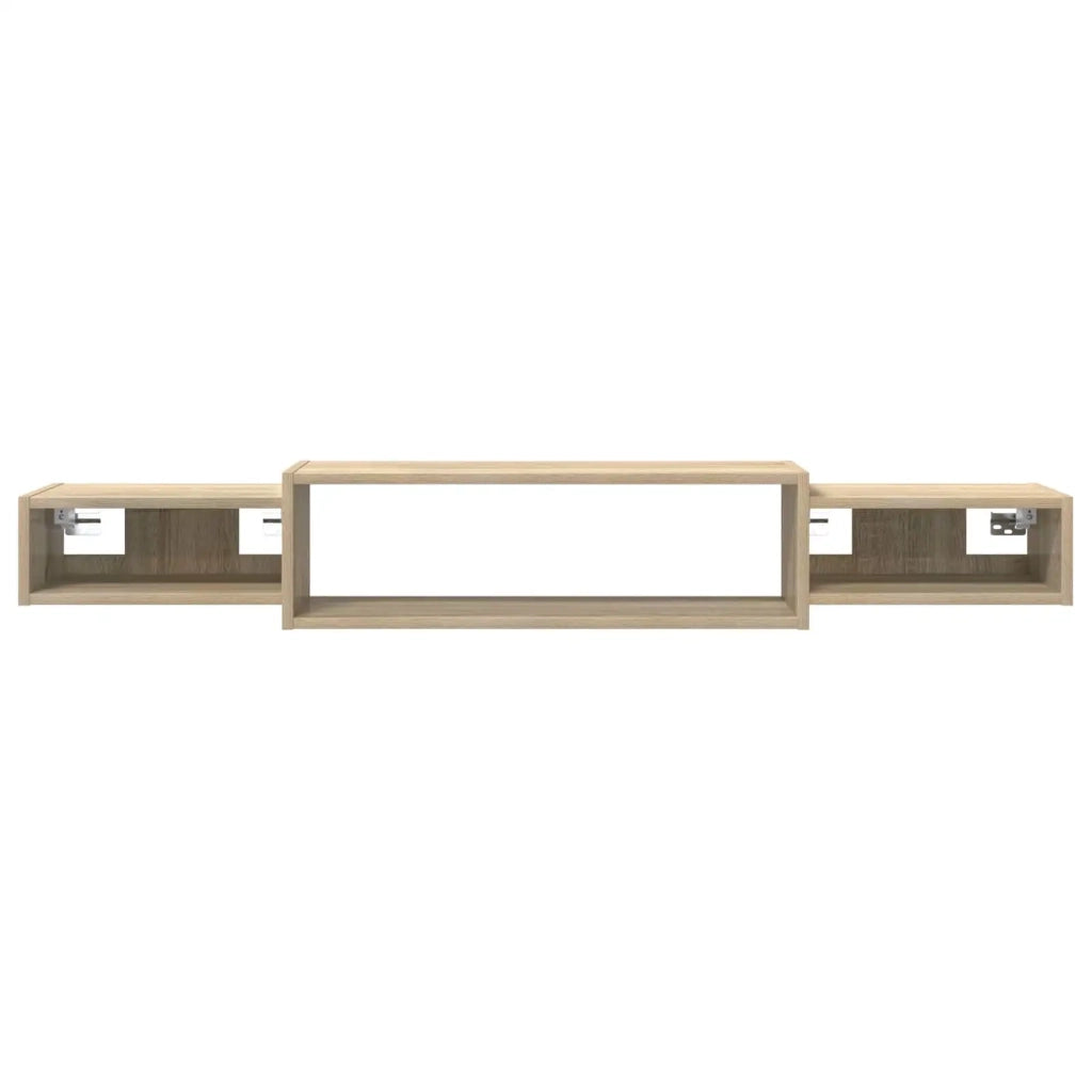 Mobile TV da Parete A parete-Credenza per TV sospesa Rovere Sonoma 140 x 28 x 21 cm