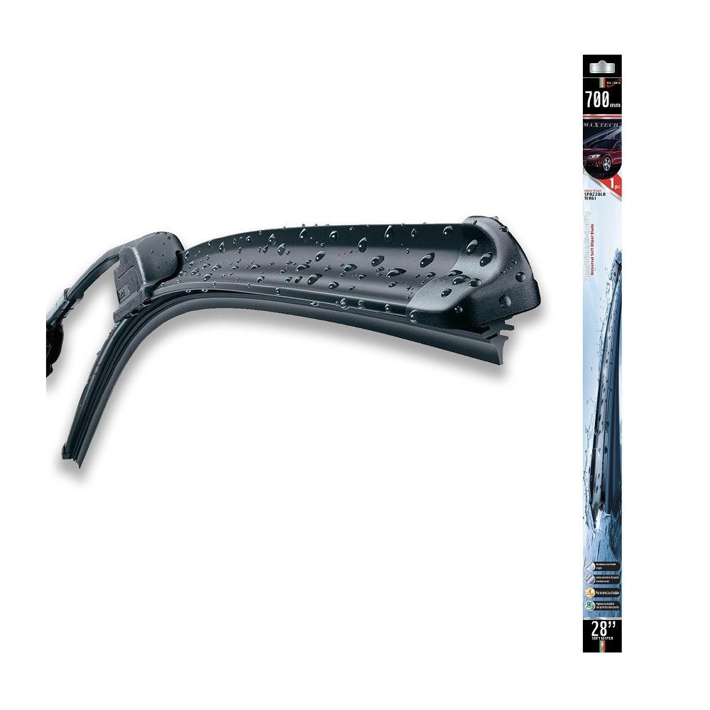 Trade Shop - Spazzola Tergicristallo Universale Per Auto 700 Mm 28'' Maxtech Ter-cr028 -