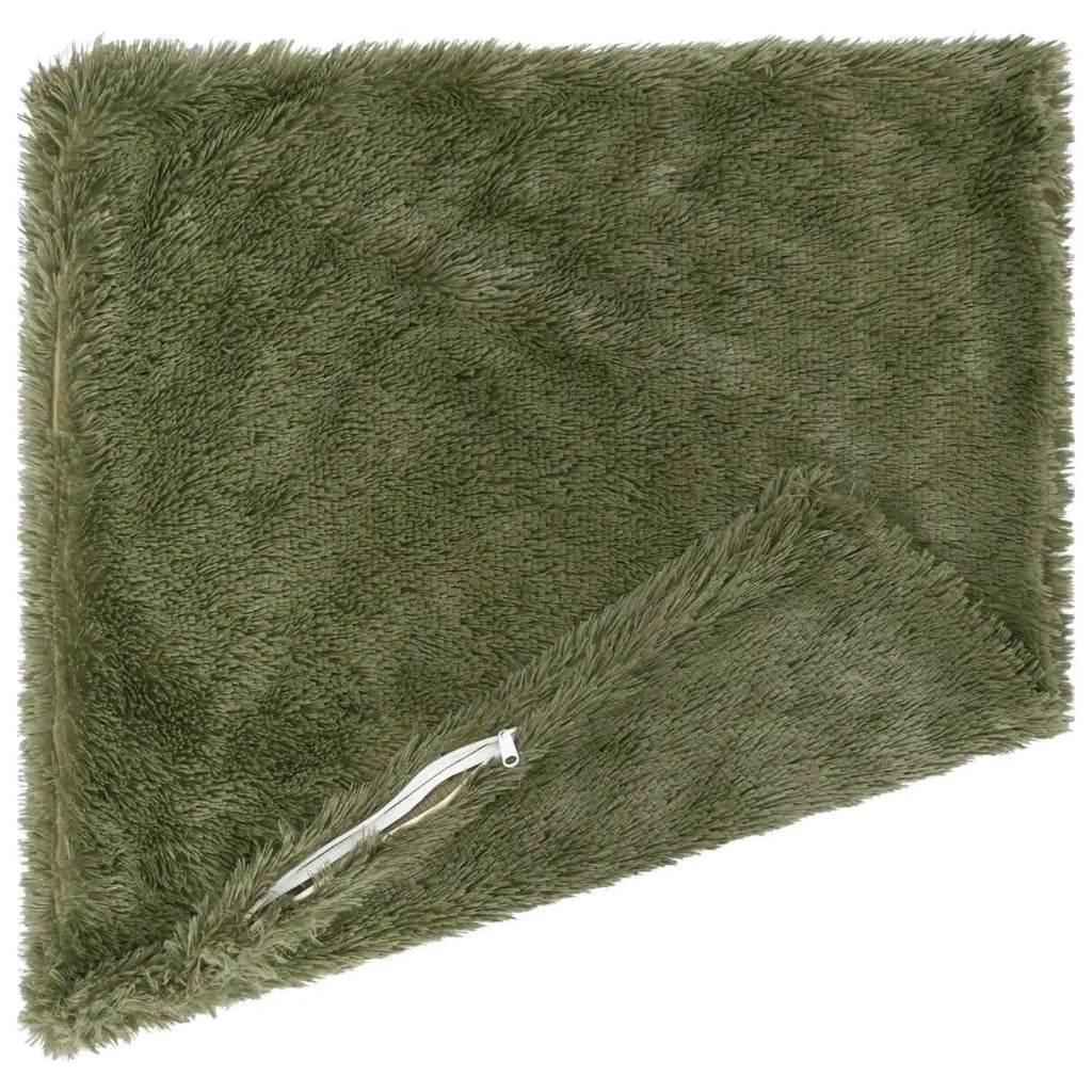 Cuscino con cuscino HEERLEN 6 pz Verde Fleece PV 924803