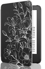 Coprimessa per e-reader - Protezione leggera - Risveglio/Sveglia automatico - Pelle PU - 6" e-reader (11a generazione 2024/2022) - Interno shockresistente
