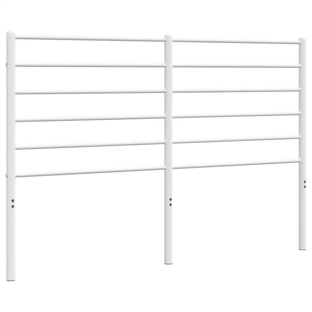 Testiera | Testata di Ricambio in Metallo Bianco 135 cm