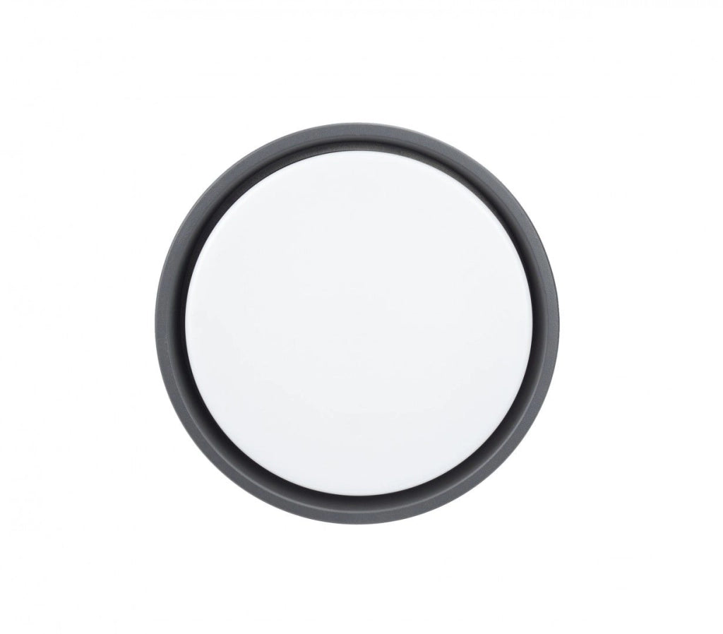 Plafoniera esterna LED 18W tonda grigio scuro IP65 SU-MA