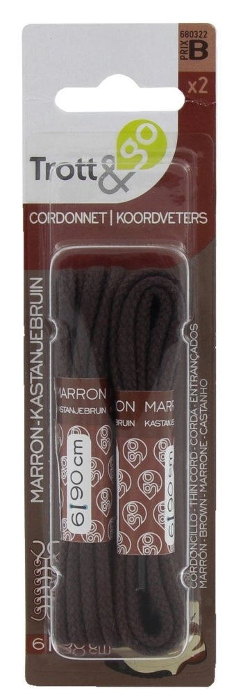 1pz lacci corda marroni cm 90 2 paia cod:ferx.92165