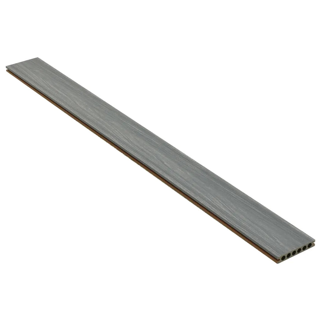 Listoni Decking WPC con Accessori Marroni e Grigi 10 m² 2,2 m 3070463
