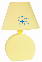 Lampada da tavolo Candellux Ofelia gialla E14 26cm IP20