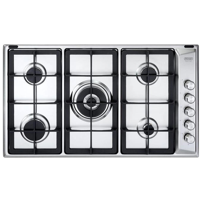 De’Longhi PLI 59 GHD piano cottura Acciaio inossidabile Da incasso 86 cm Gas 5 Fornello(i)