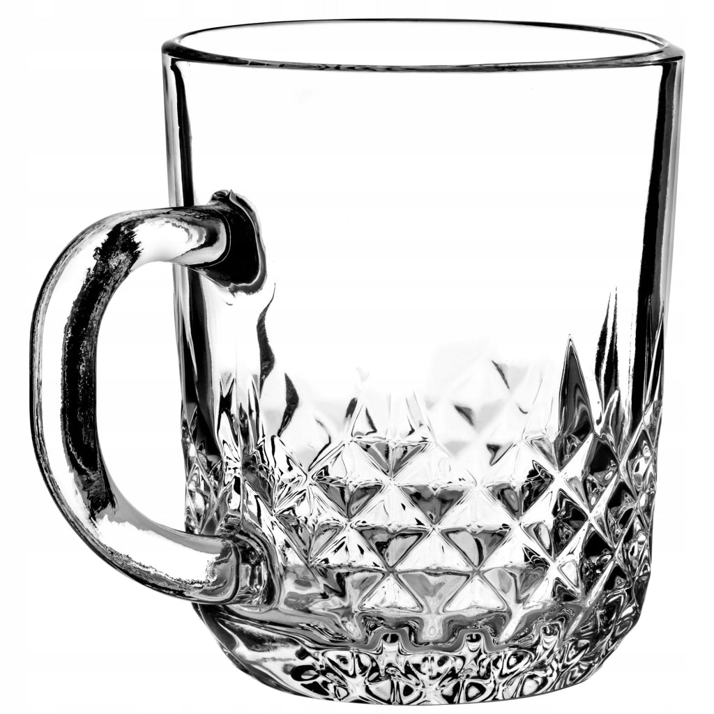 Set di 6 bicchieri da tè e caffè KADAX da 230 ml con manico.
