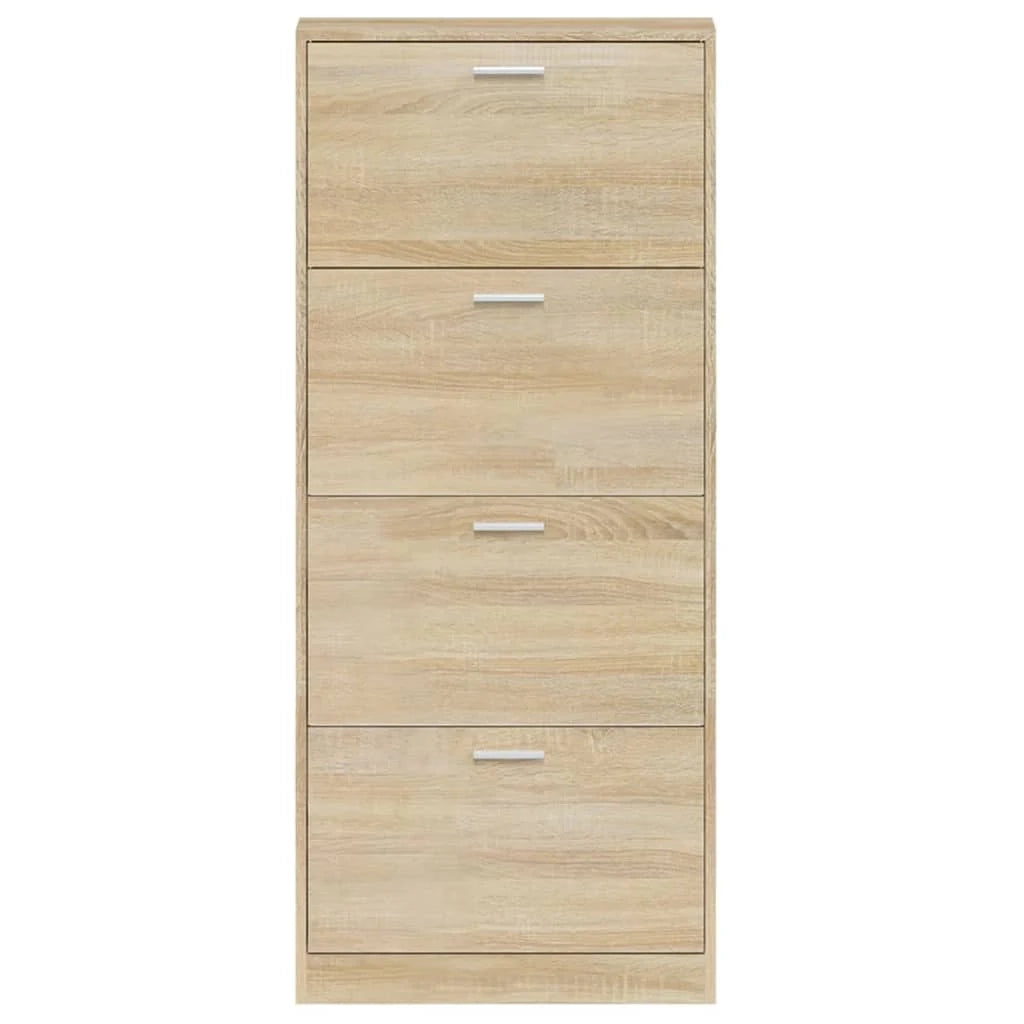 Scarpiera mobile contenitore per scarpe mobile per ingresso/corridoio/soggiorno 59 x 17 x 150 cm legno ingegnerizzato marrone 02_0021527
