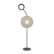 Lampada da terra moderna nero/beige 2xG9 KISS Emibig