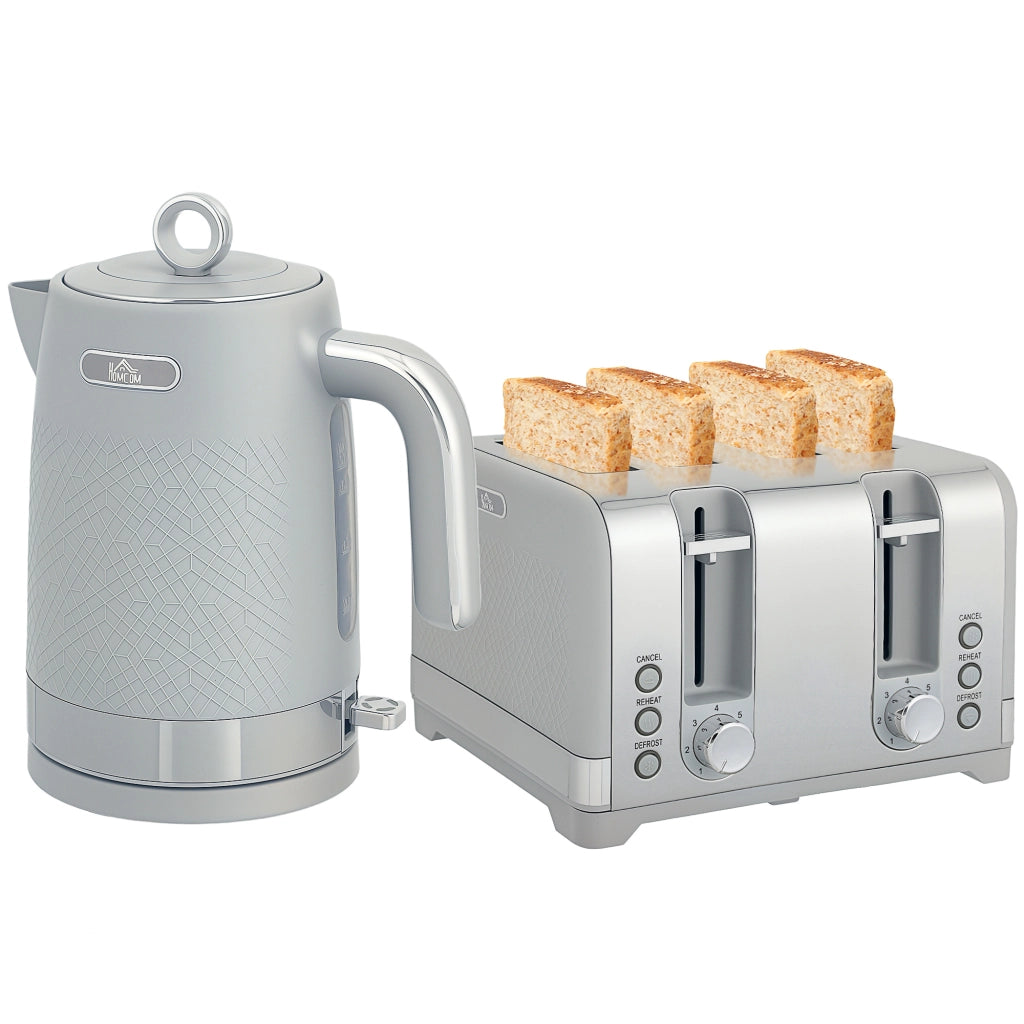 Bollitore e Tostapane Set ¨C Minimal ¨C 1.7L 2200W Bianco