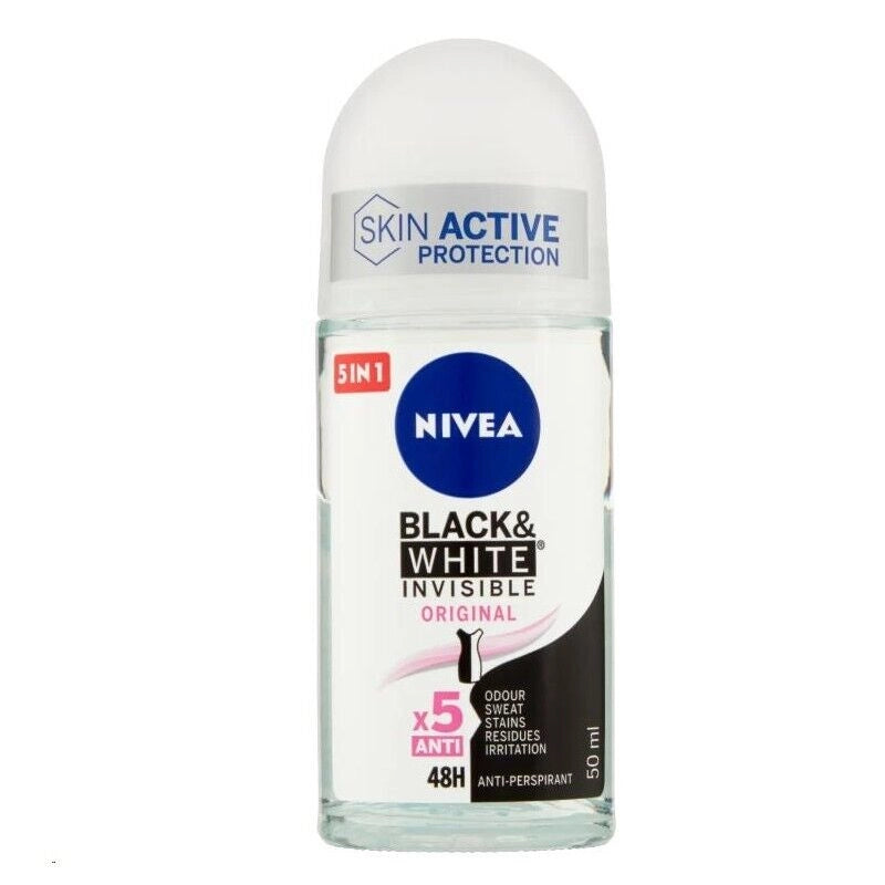 NIVEA DEODORANTE ROLL-ON 50ML BLACK&WHITE