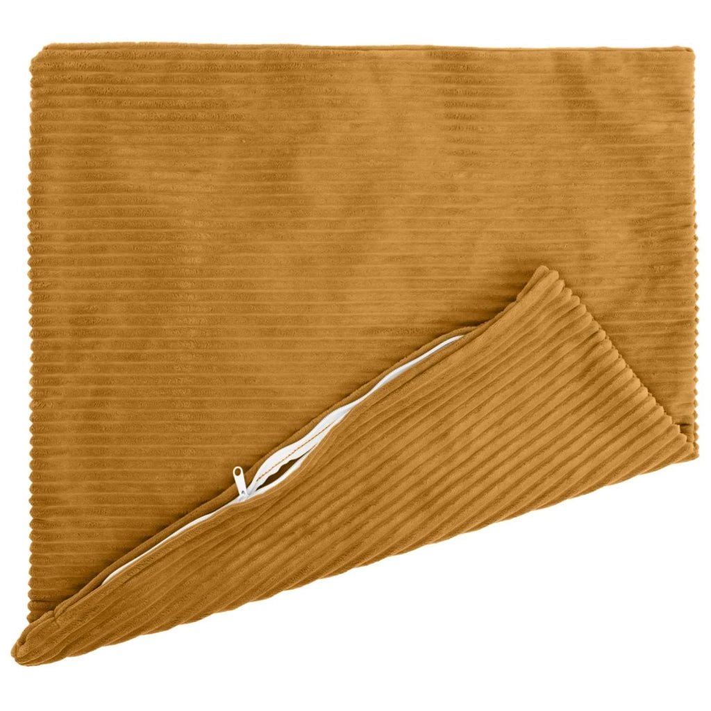 Federa 2 pcs HEERLEN Giallo 80 x 80 cm corduroy 913595