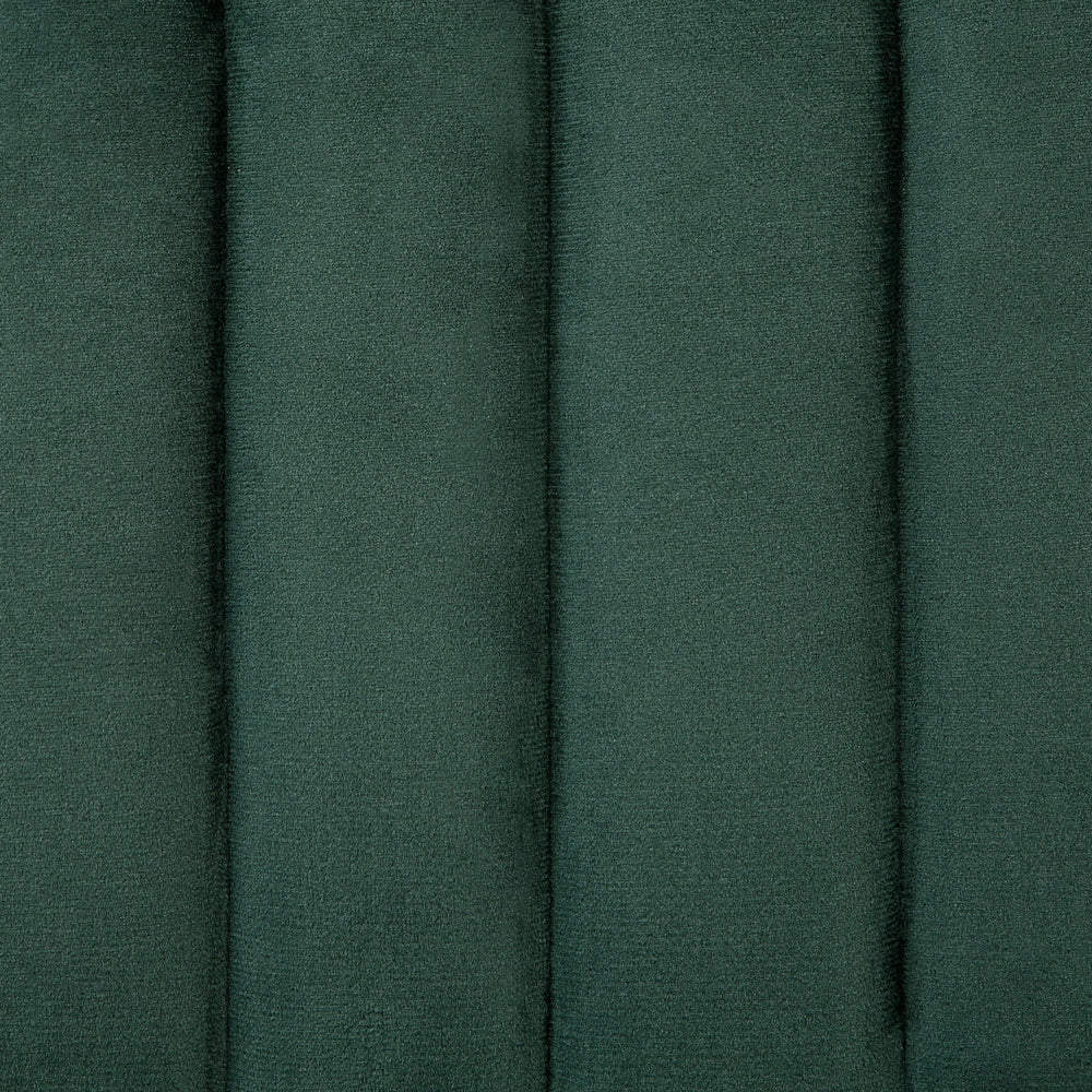 Poltrona Verde Velluto Senza Braccioli Sedia senza braccioli Verticale Gambe In Legno