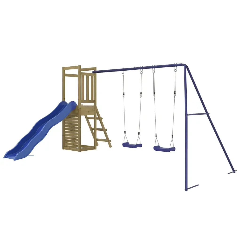 Set da Gioco da Esterno in Legno di Pino Impregnato CFW6234756