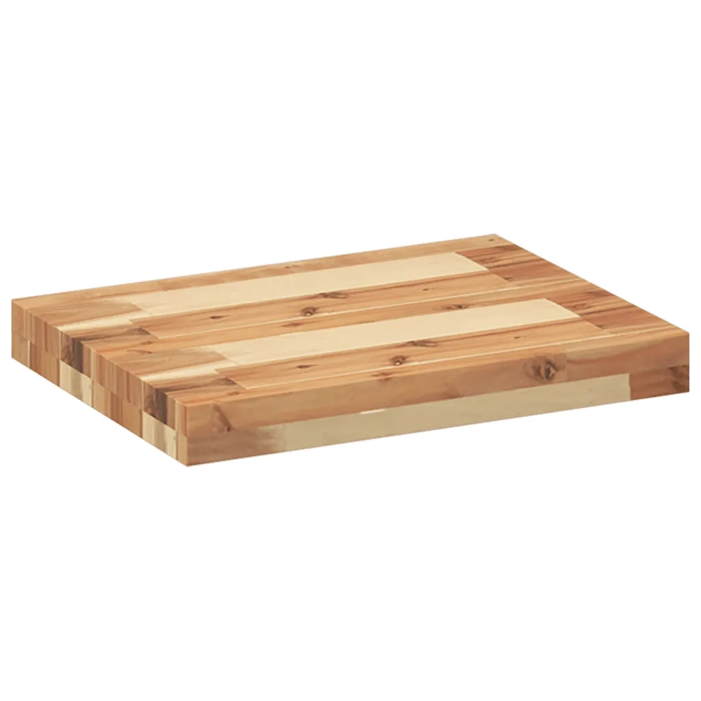 Ripiano a Parete 40x30x4 cm Legno Massello Acacia Rifinito Olio 3279603