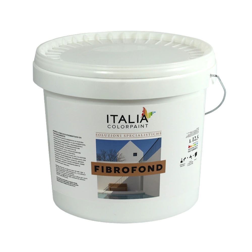 Fibrofond m coprente consolidante esterni alta traspirazione bianco *** formato 5 lt, confezione 1