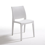 Set 4 sedie Love Impilabili Bianche