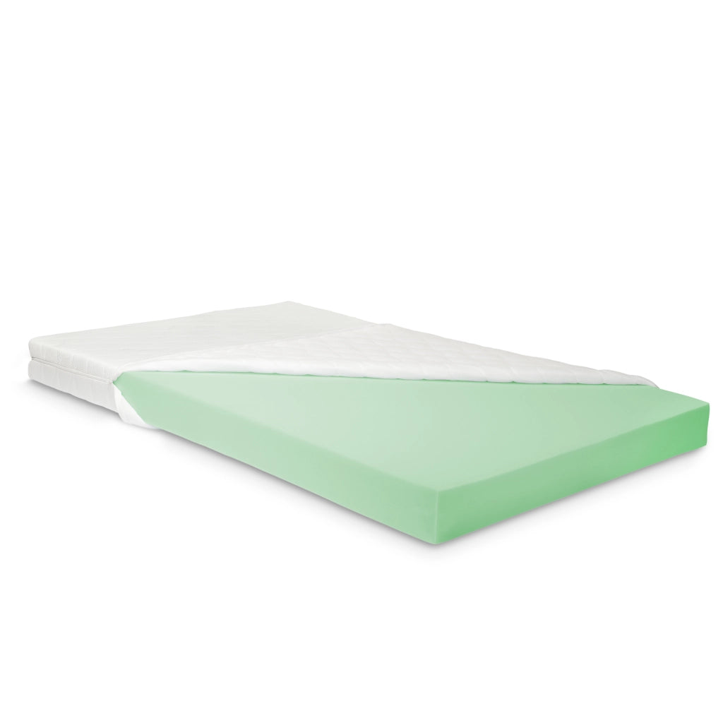 Letto Siikajoki a Forma di Tenda Indiana con Materasso 90 x 200 cm Legno di Pino - Naturale / Bianco [en.casa]