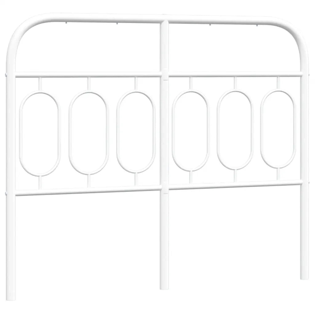 Testiera di Ricambio in Metallo Bianco 120 cm 377197