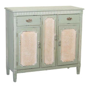 Mobile da ingresso in legno verde 95x36x88h