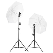 Kit per Studio Fotografico con Set di Luci e Fondale 3143945