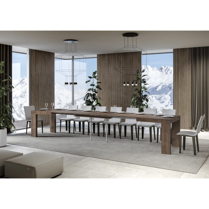 Tavolo allungabile 90x180/440 cm Roxell - Noce