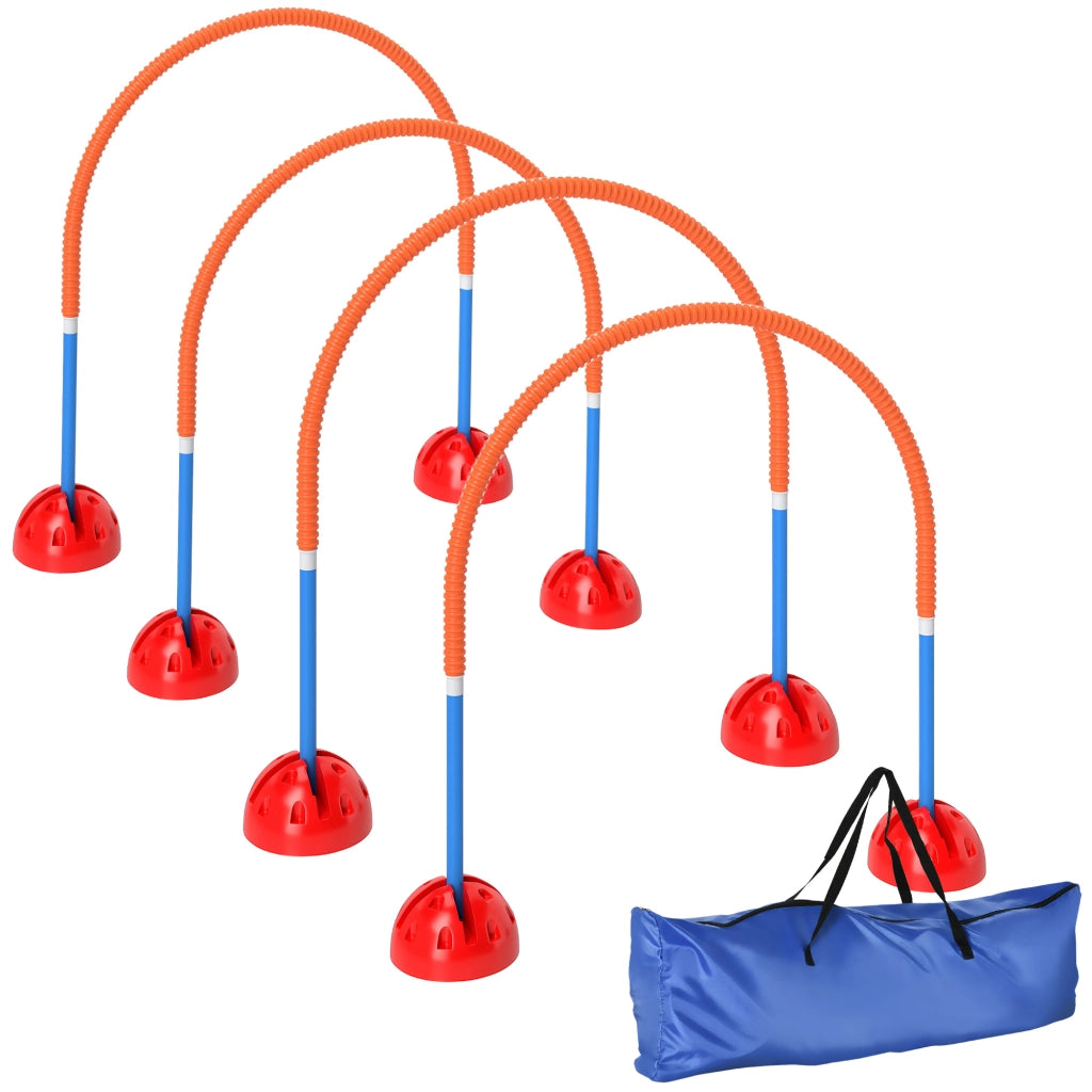 Set Attrezzatura Agility per Cani 4 Pezzi ¨C Minimal ¨C Blu