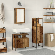 Set di mobili per il bagno 3 pcs Marrone 33 x 33 x 120.5 cm 3332560