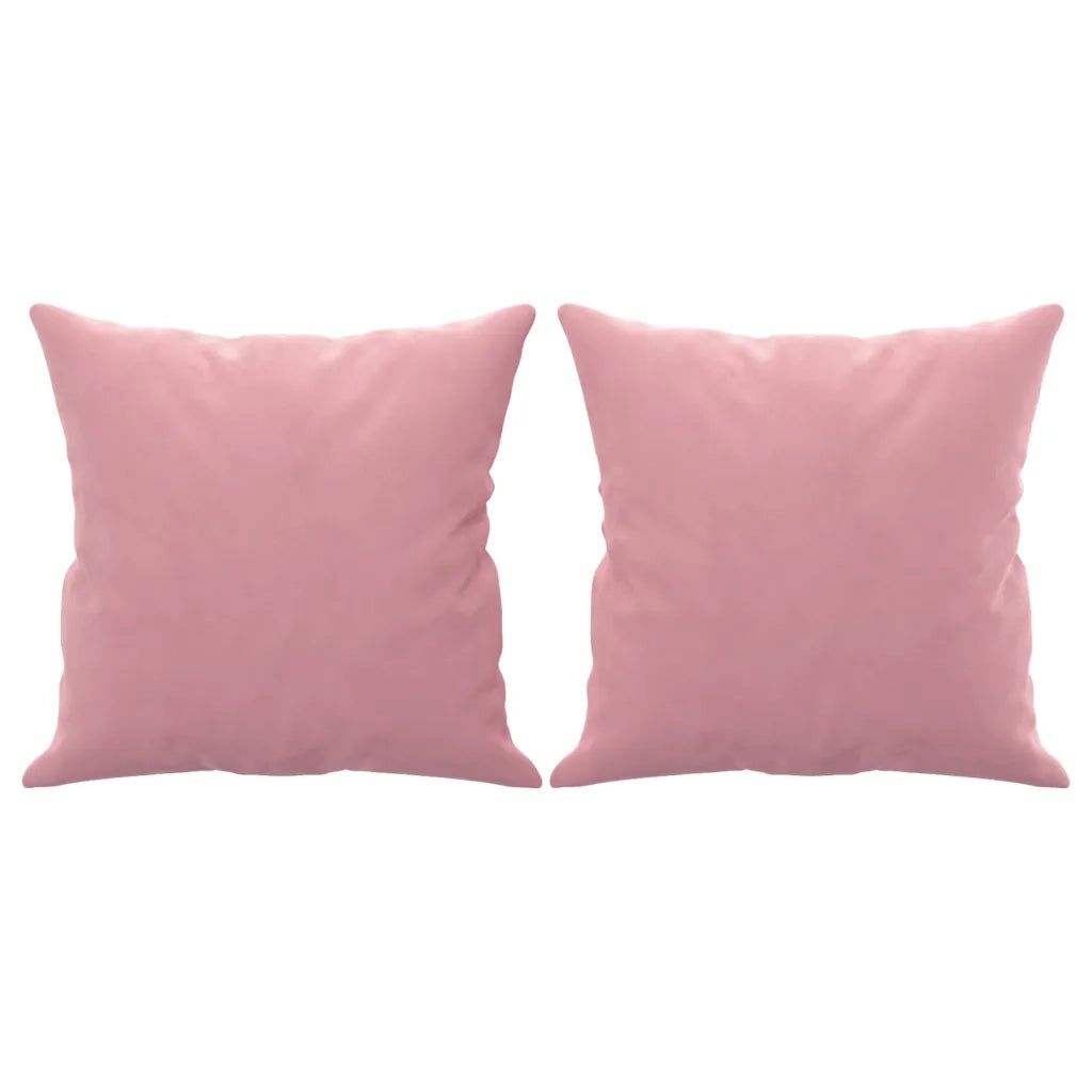 Divano a 3 Posti con Cuscini Rosa 180 cm in Velluto 3200958