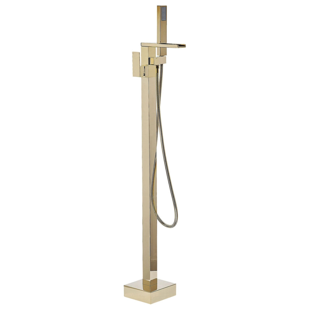 Miscelatore vasca da bagno cromato dorato freestanding 118 cm accessori bagno moderni