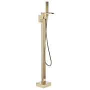 Miscelatore vasca da bagno cromato dorato freestanding 118 cm accessori bagno moderni
