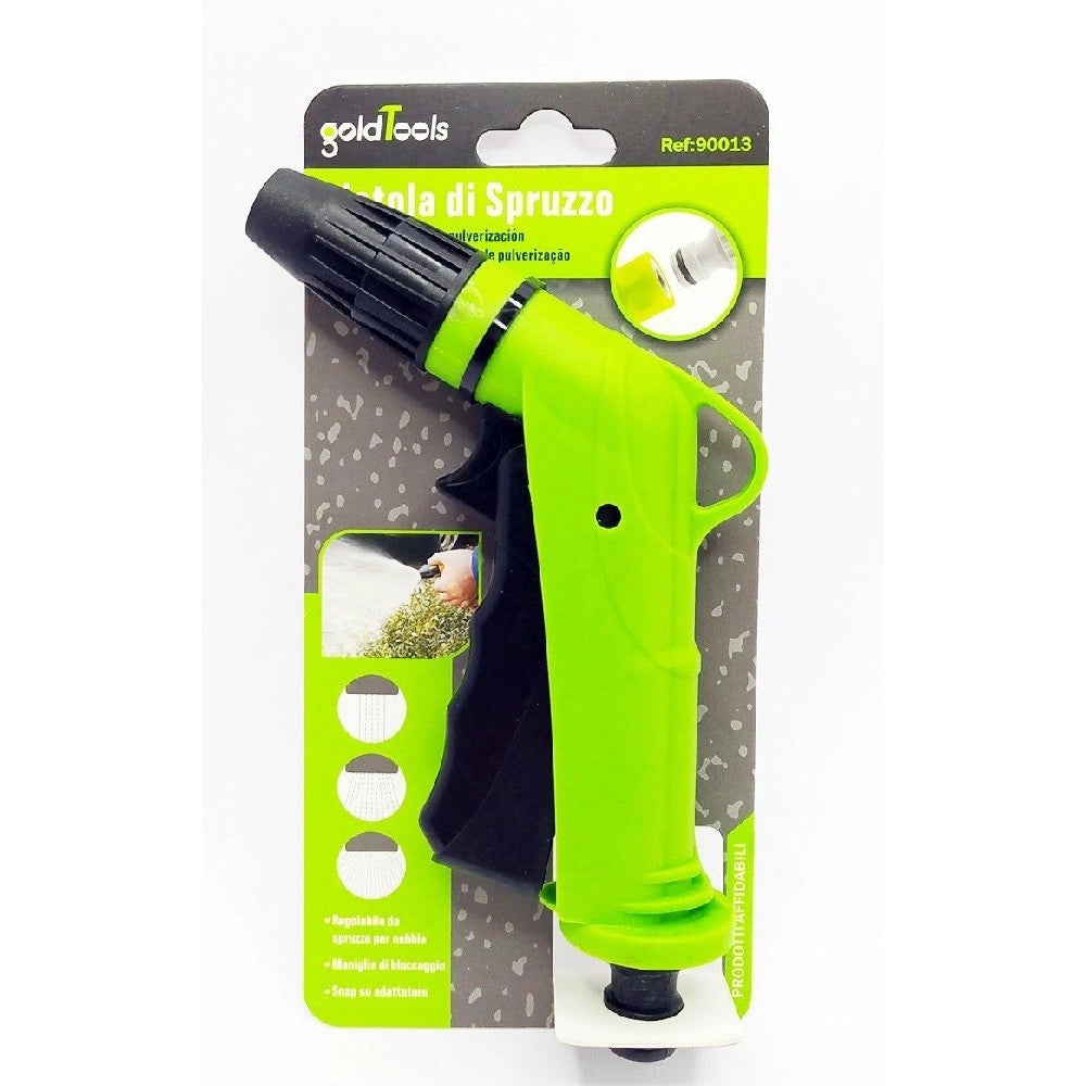 Trade Shop - Pistola A Spruzzo Regolabile Con Maniglia Di Bloccaggio Giardino 193mm 90013 -
