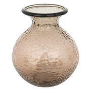Vaso vetro martellato Alric brown H33 cm
