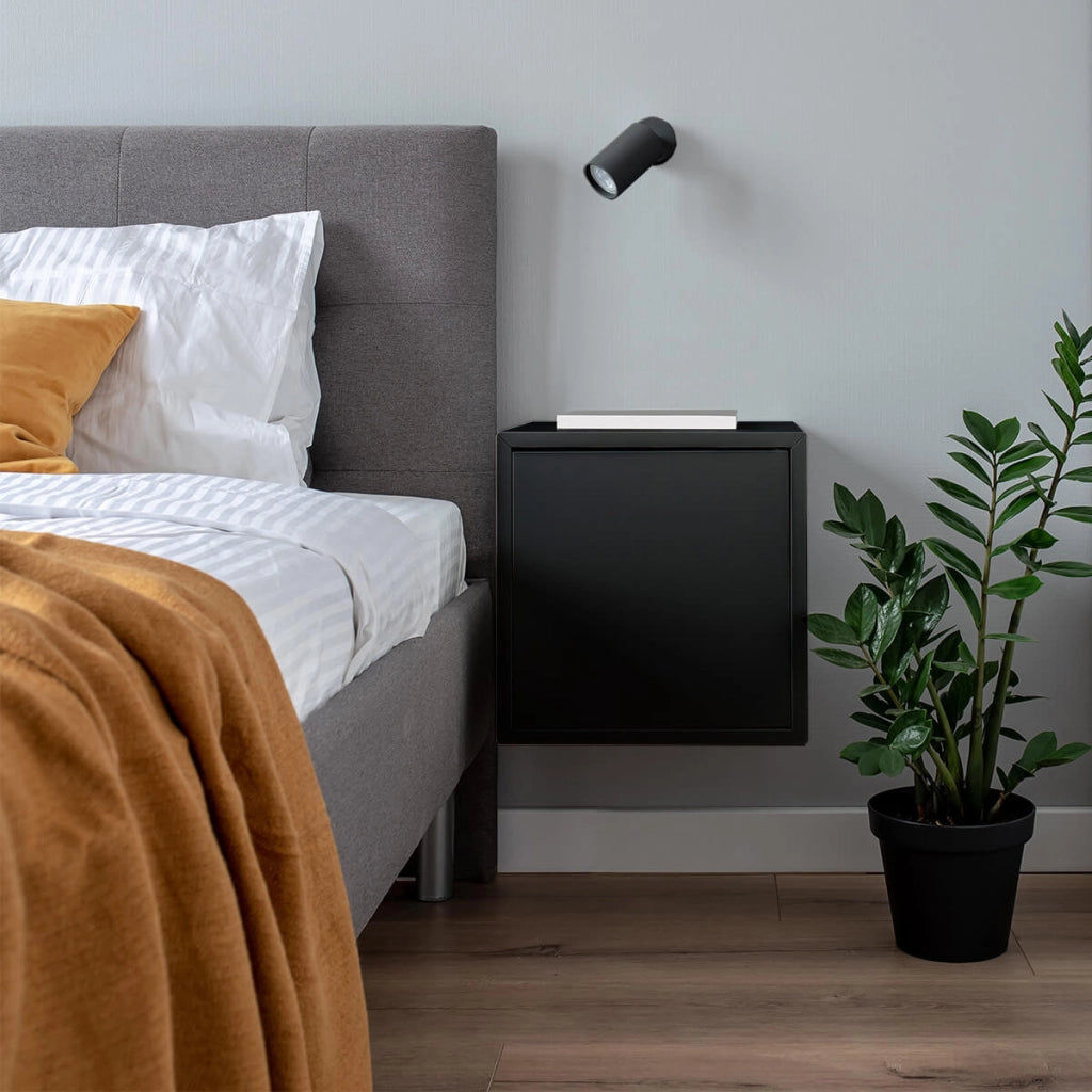 Spot soffitto Snow GU10 nero orientabile Light Prestige