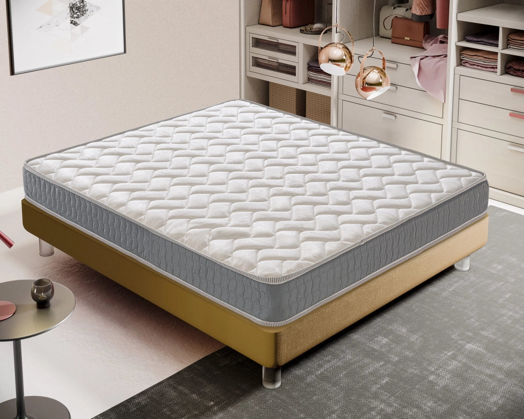 Materasso Piazza e Mezza 120x190 in Waterfoam, Ortopedico - 13 Zone di Comfort - anatomico e confortevole