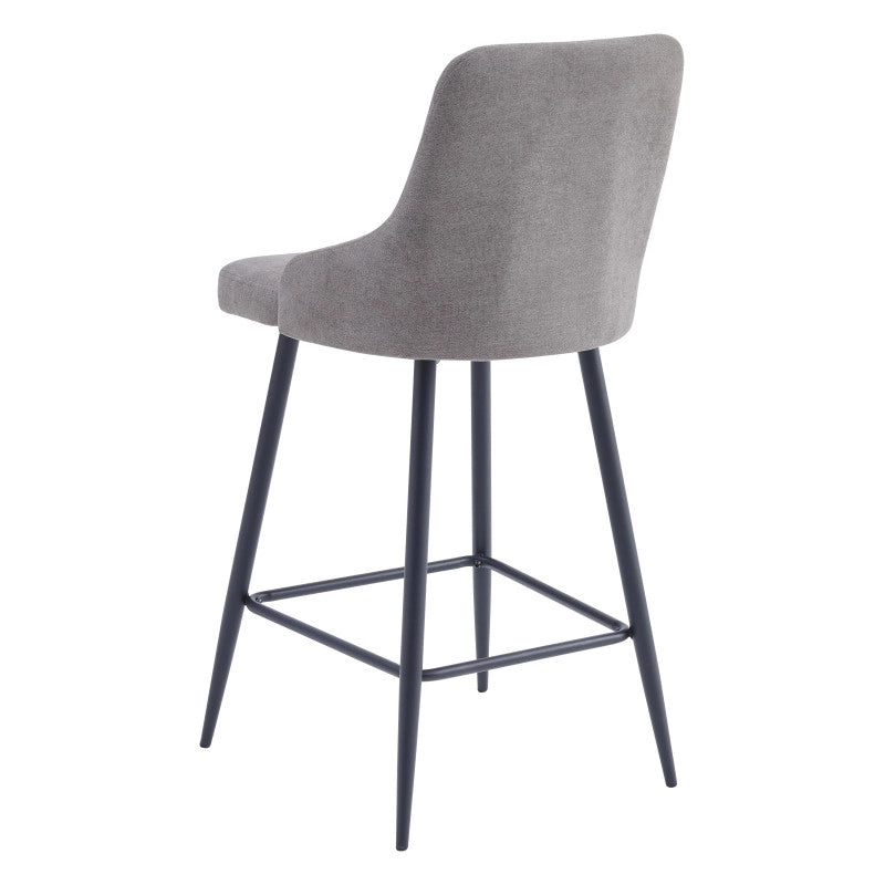 Set di 4 Sgabelli Chantal In Tessuto 320gr Tabacco Dimensione 47x52,5x100cm