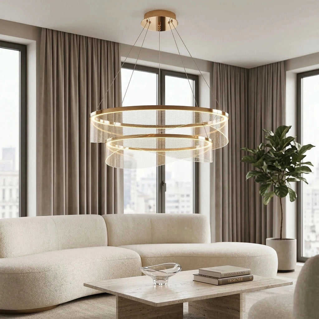Lampada A Sospensione Da Soffitto G146-2cp Gold
