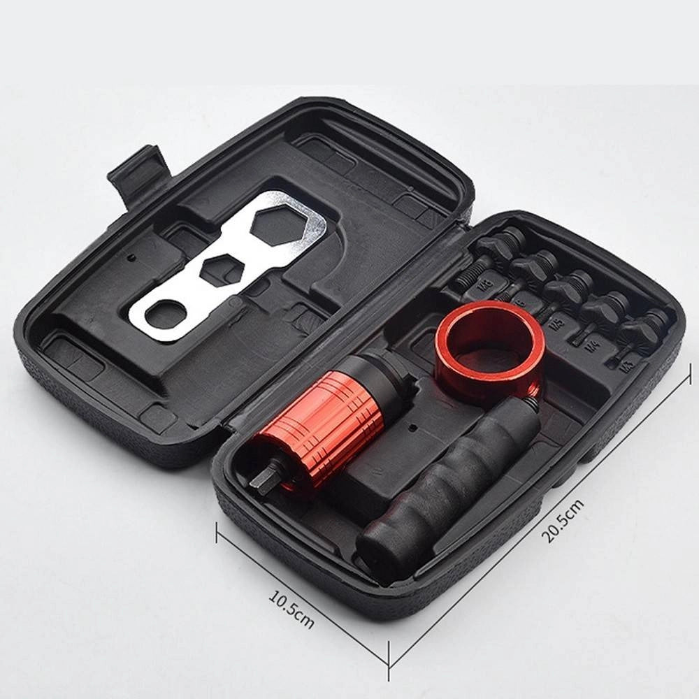 Trade Shop - Adattatore Per Rivetti Elettrici Per Trapano A Batteria M3 M4 M5 M6 M8 Utensili -