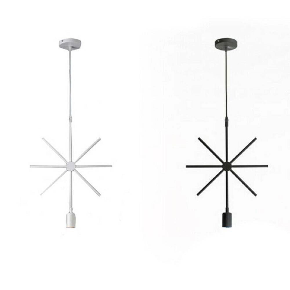 Trade Shop - Lampada A Sospensione Moderna A Stella Per Lampadine E27 Portalampada B35-x -