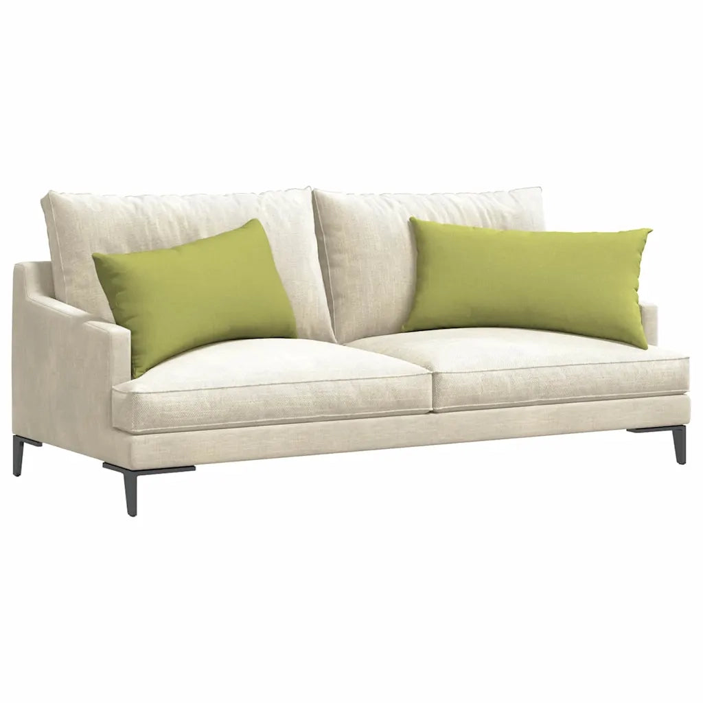 Cuscini da Divano 2 pcs Verde chiaro 80 x 40 cm Tessuto 42013706