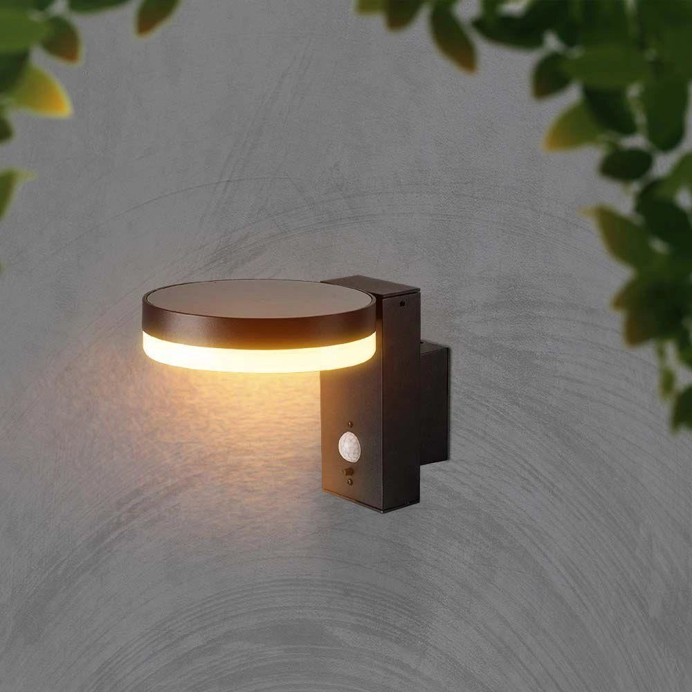 Applique solare esterna 5,5W 220lm 3000K sensore V-TAC