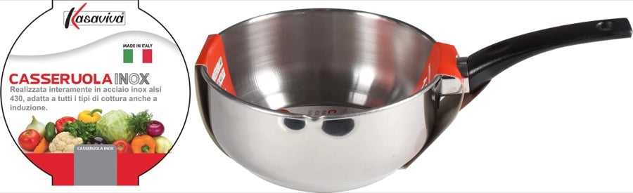 CASSERUOLA INOX 14CM