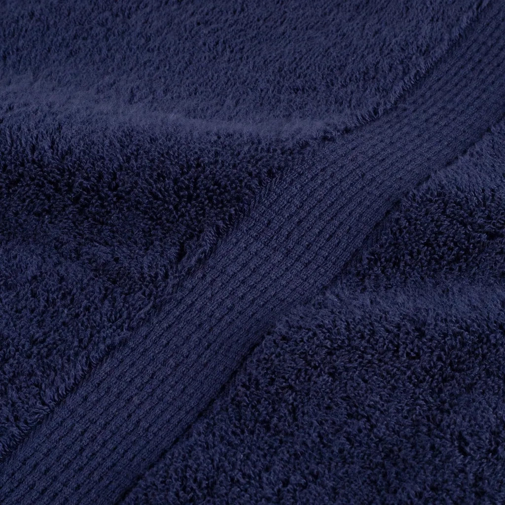 Asciugamani per ospiti Premium SOLUND 2 pz | Teli per bagno Blu navy 30x50 cm 600 g/m2
