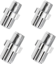 Regolatore di altezza a stantuffo in alluminio - M10 - Argento - 4