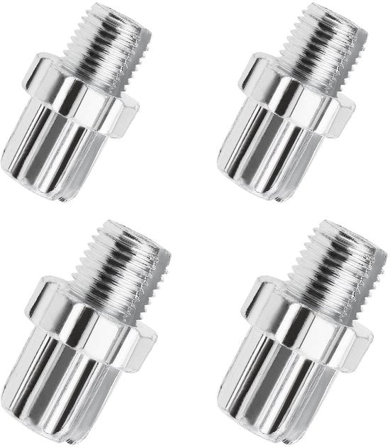 Regolatore di altezza a stantuffo in alluminio - M10 - Argento - 4