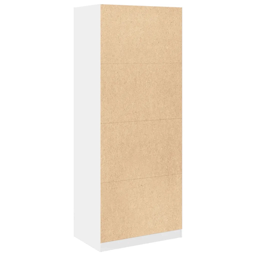 Armadio Bianco 80x50x200 cm in Legno Multistrato 3307747